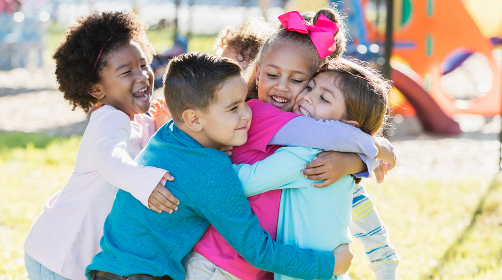 children playing together