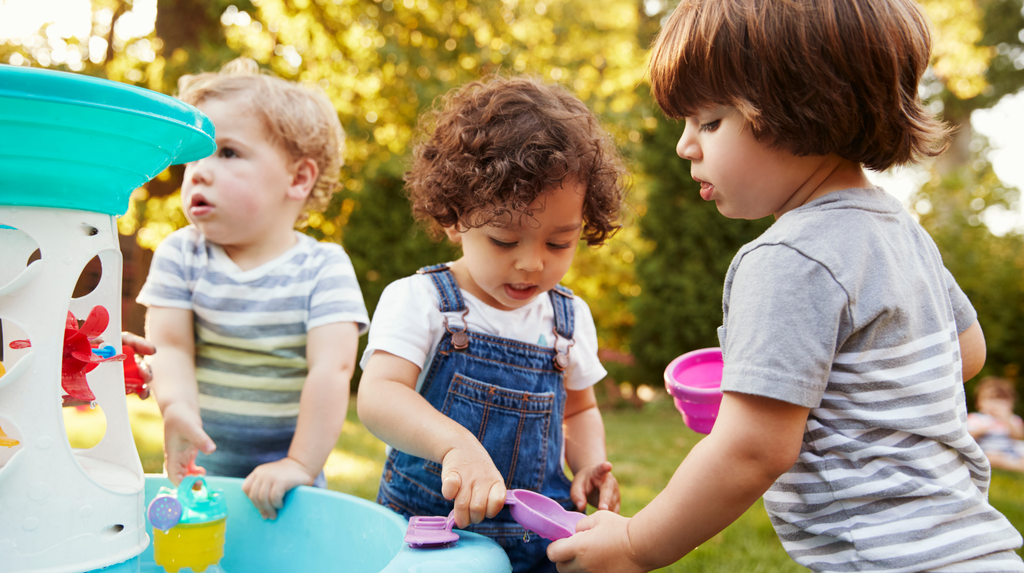 children playing together