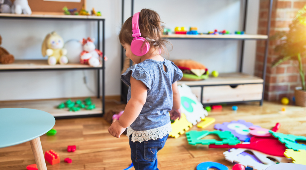 toddler playing